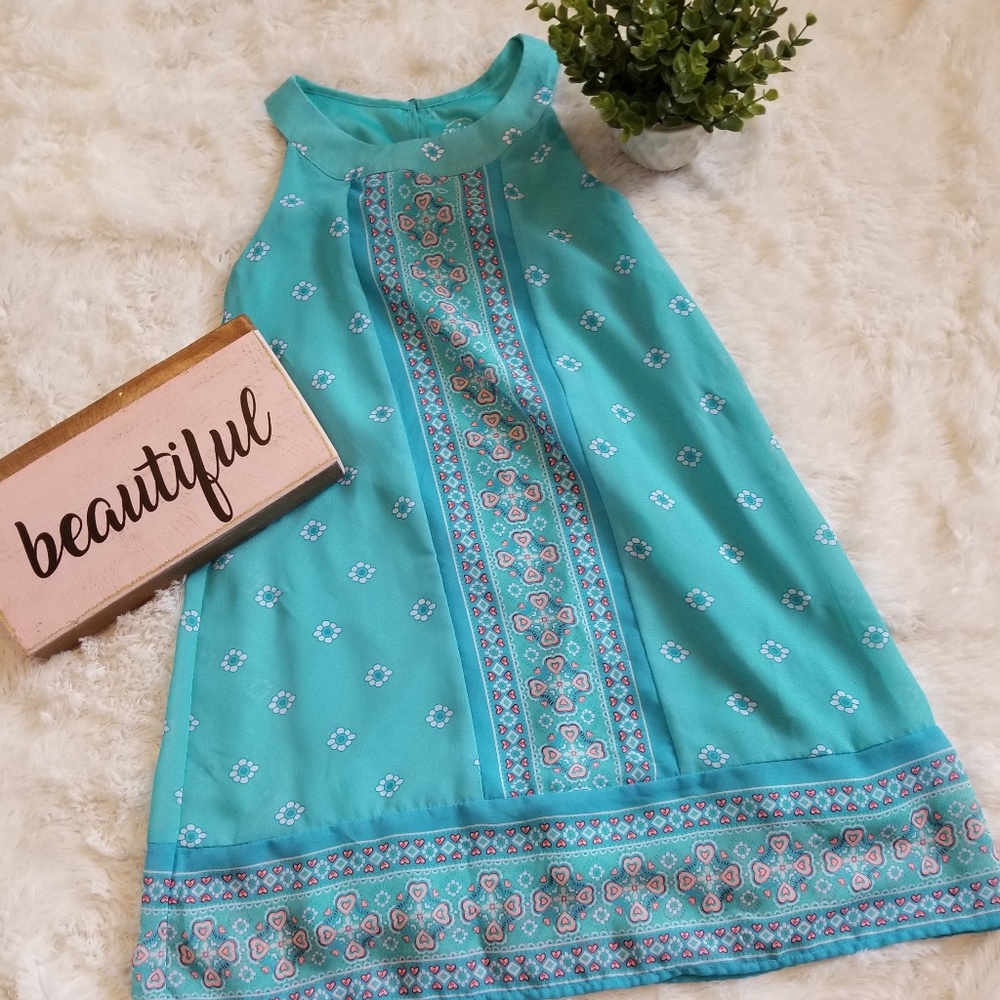 Girls Halter Style Spring Floral Dress| M 7/8